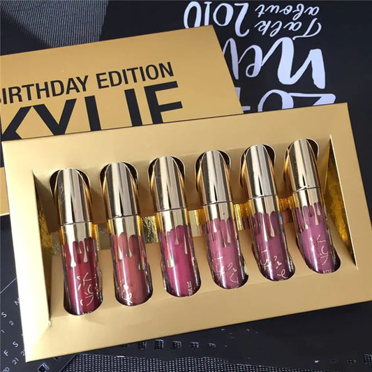 Gold 6 Lip Colors - Birthday Gift